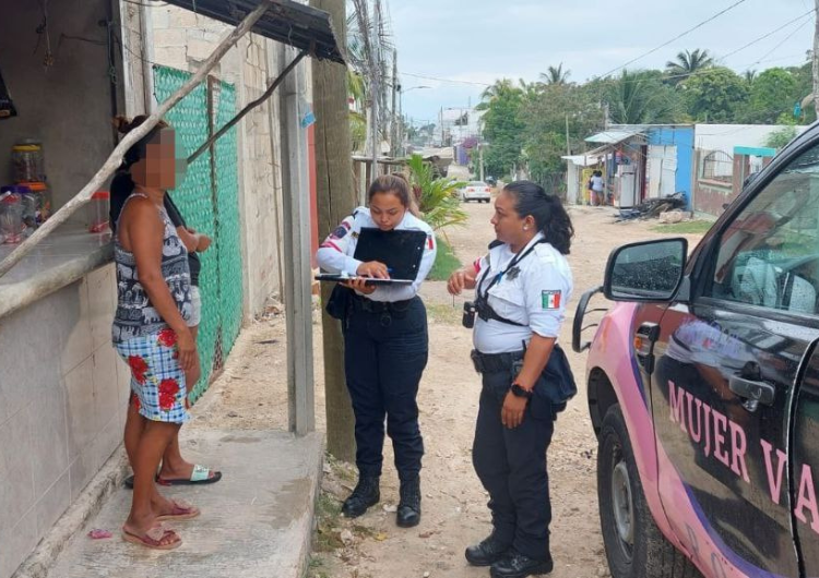 MUJER VALIENTE ATENDIÓ REPORTE CIUDADANO Secretaría de Protección y